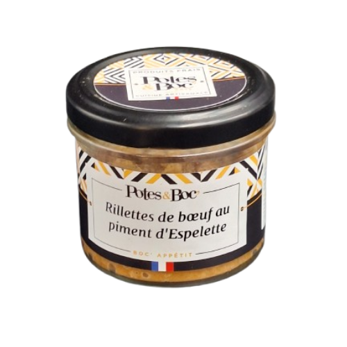 Rillettes de boeuf au Piment Espelette